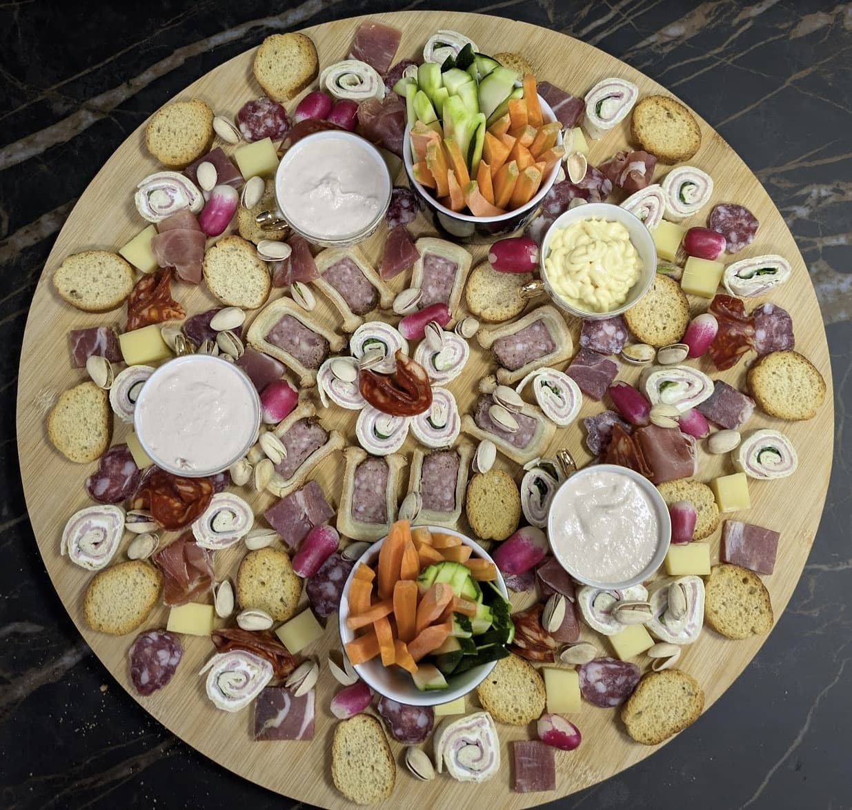 Plateau apéritif dînatoire