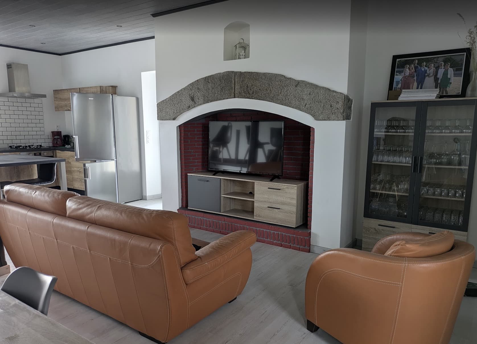Le salon et son coin télévision